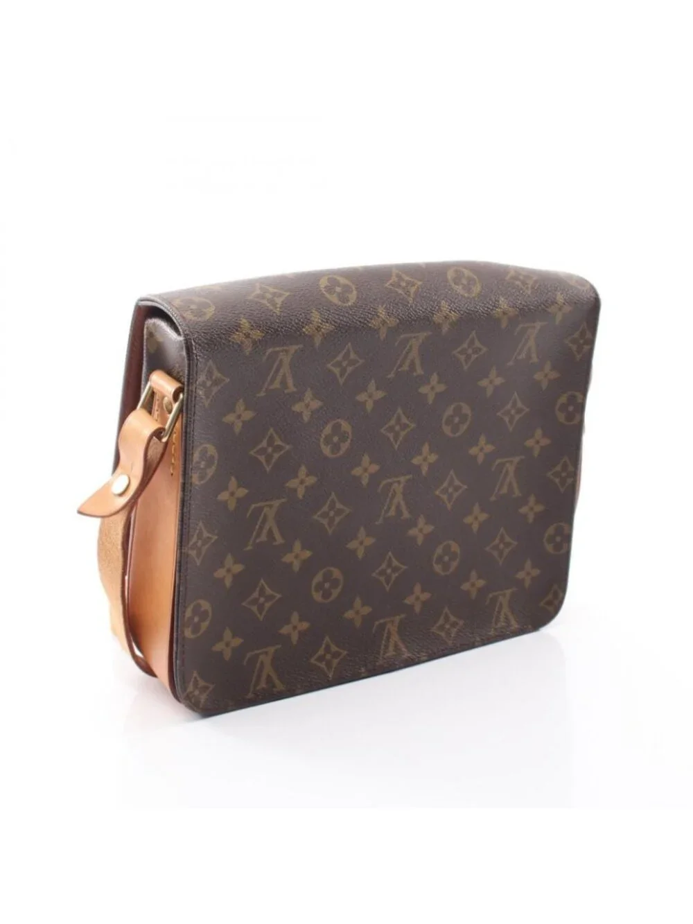 Louis Vuitton Shoulder Bag Cartouchiere GM Canvas Leather